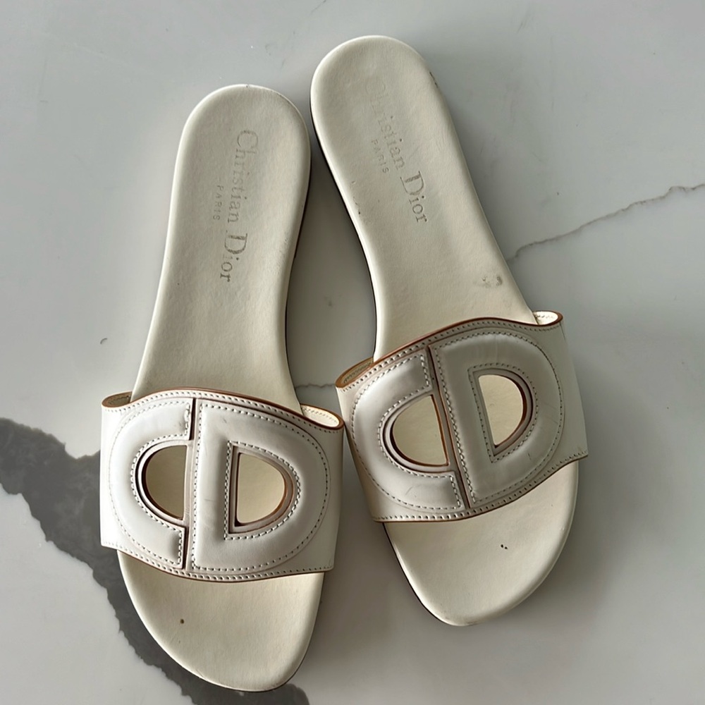 Christian Dior slides (Worn)